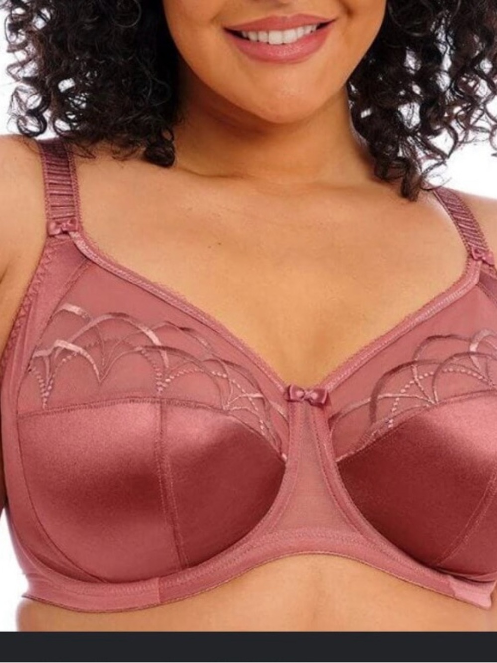 Elomi underwired Sculpting full cup Bra in Dusty Rose